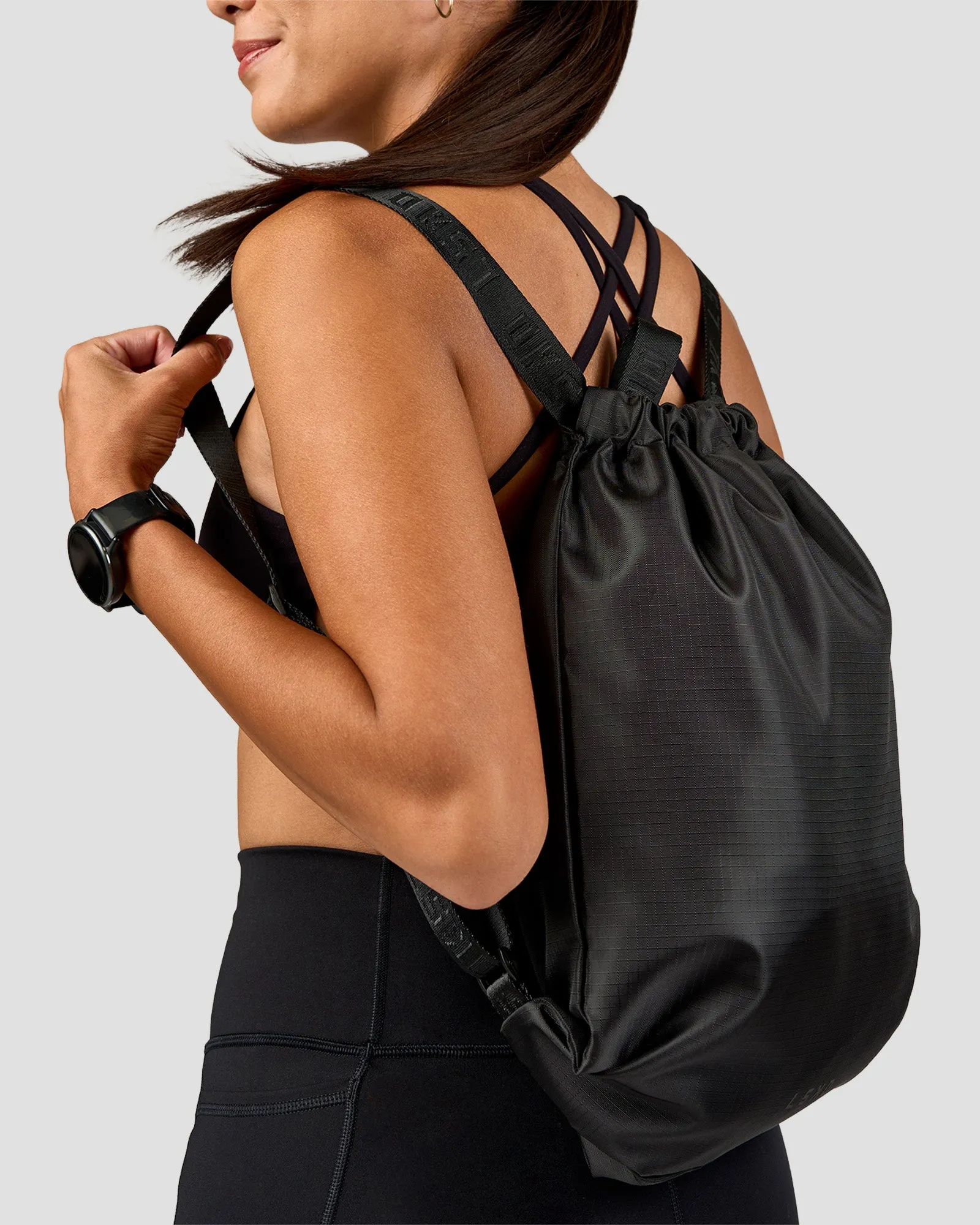 Pace Drawstring Bag - Black sold by LSKD product image thumbnail 2