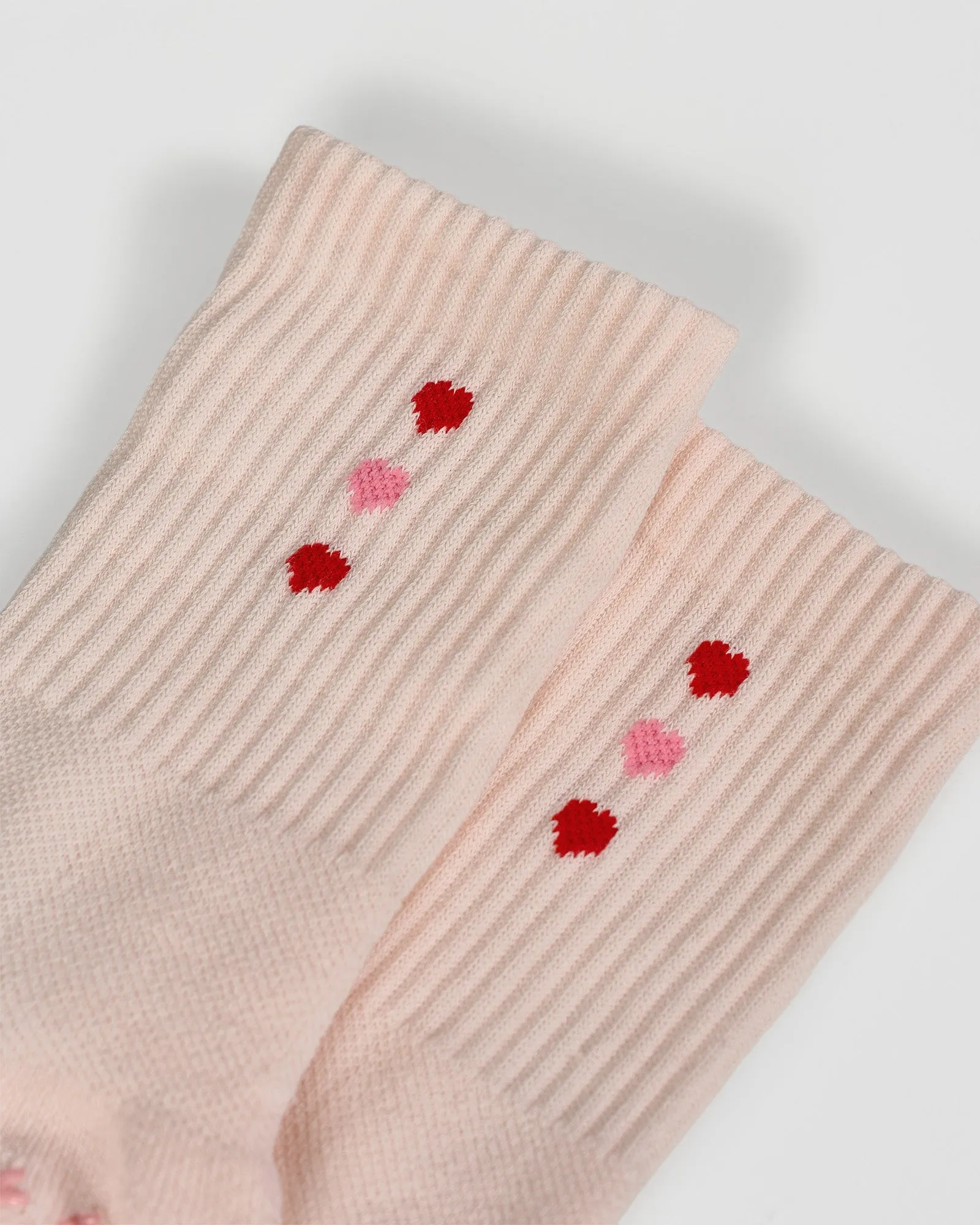 Valentines Pilates Grip Socks - Candy Pink-Flame sold by LSKD product image thumbnail 2
