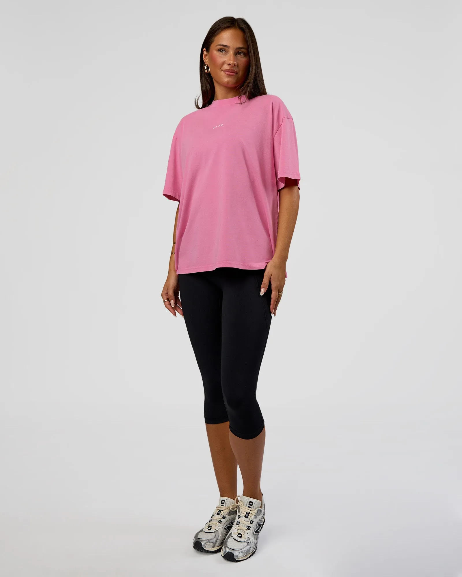 Go-To FLXCotton Oversized Tee - Sugar Plum Washed sold by LSKD product image thumbnail 5