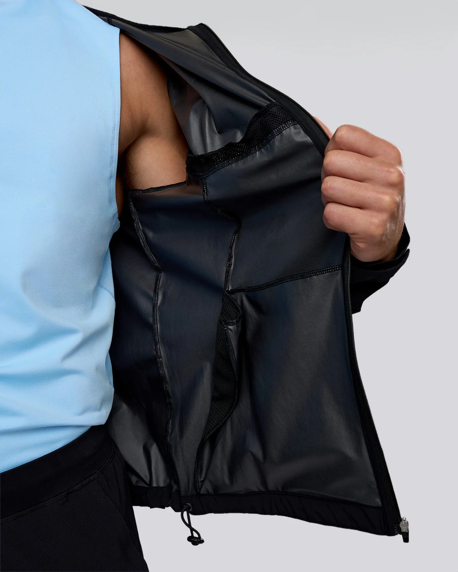 Pace Running Jacket - Black sold by LSKD product image thumbnail 3