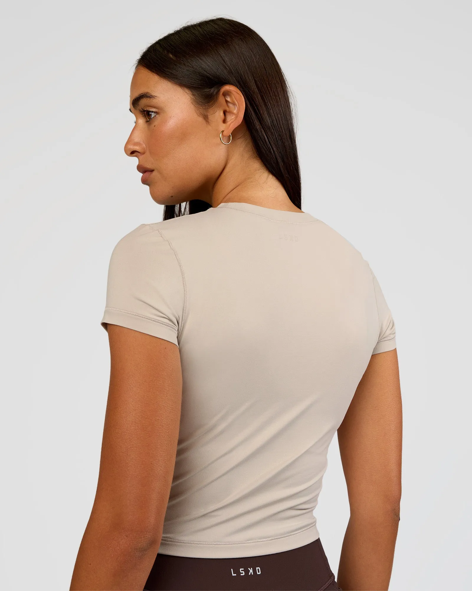 All Day Short Sleeve Tee - Shale Beige sold by LSKD product image thumbnail 3