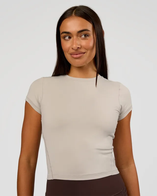 All Day Short Sleeve Tee - Shale Beige sold by LSKD