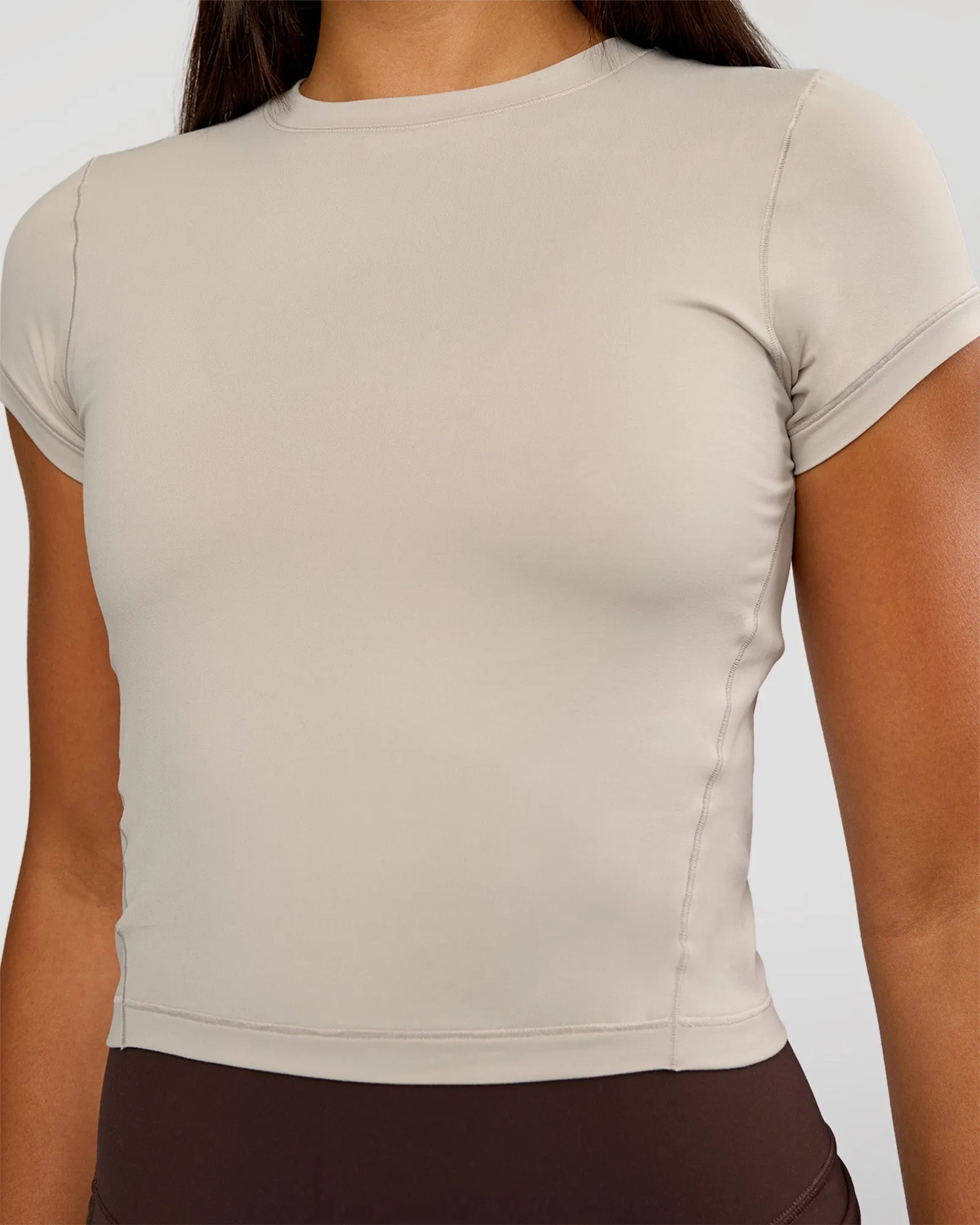 All Day Short Sleeve Tee - Shale Beige sold by LSKD product image thumbnail 5