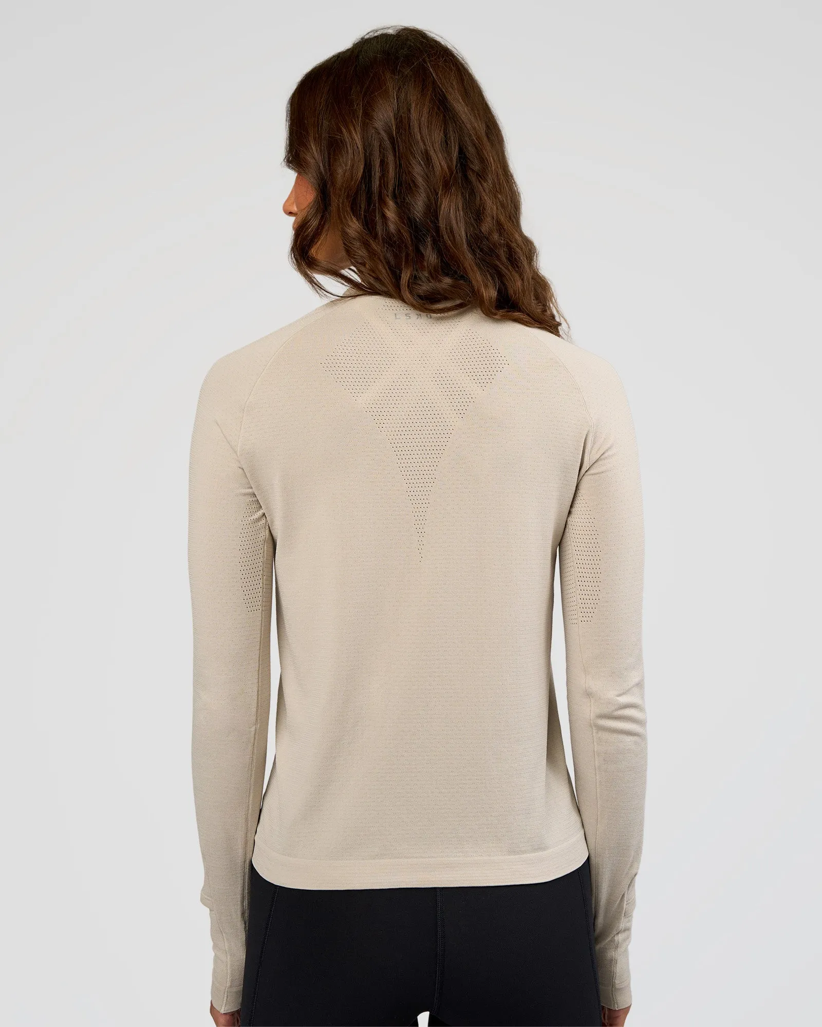 AeroFLX+ Long Sleeve Half Zip - Shale Beige/Shale Beige sold by LSKD product image thumbnail 3