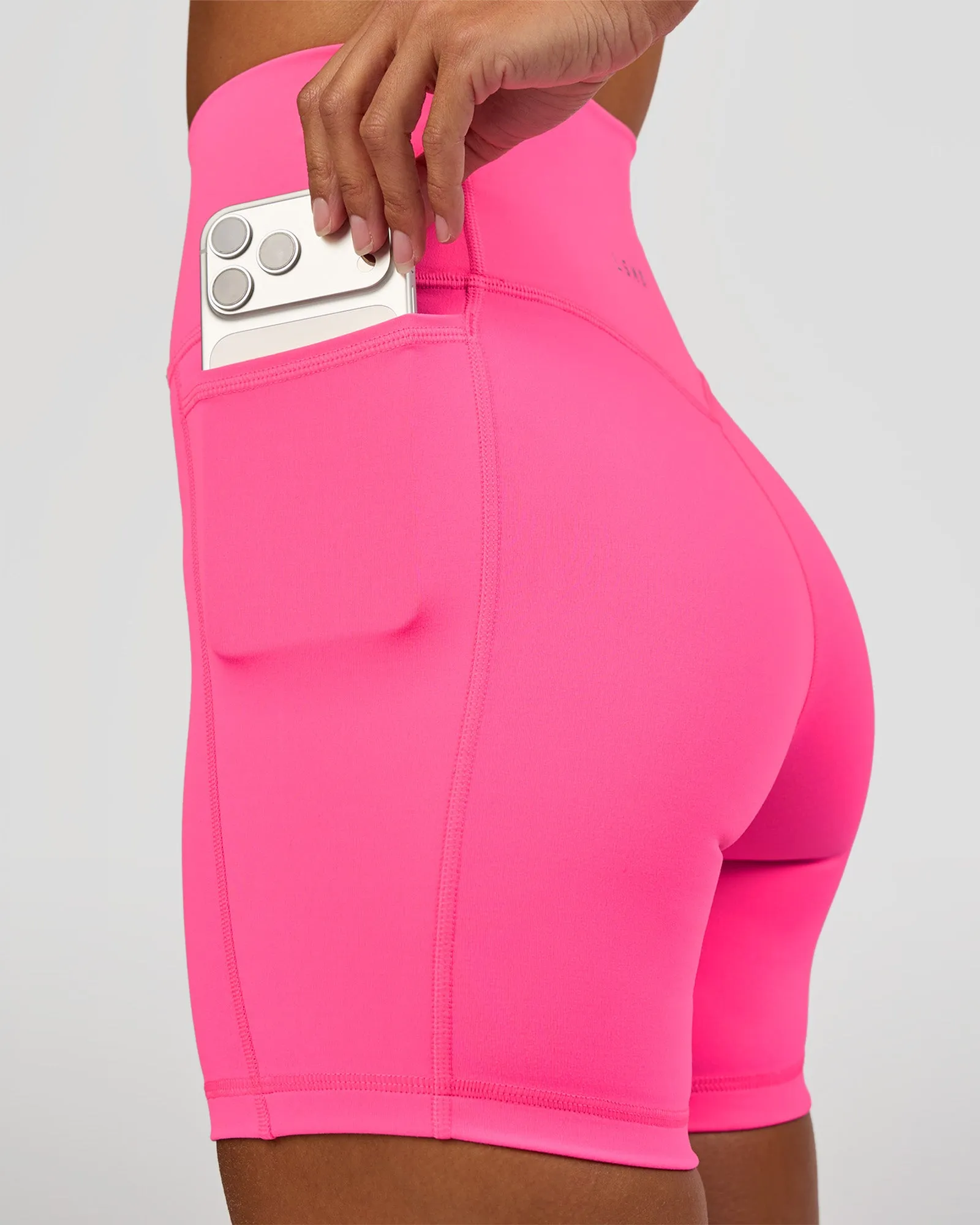 Fusion V-Contour Ultra High-Rise 6" Short Pockets - Sugar Plum sold by LSKD product image thumbnail 2