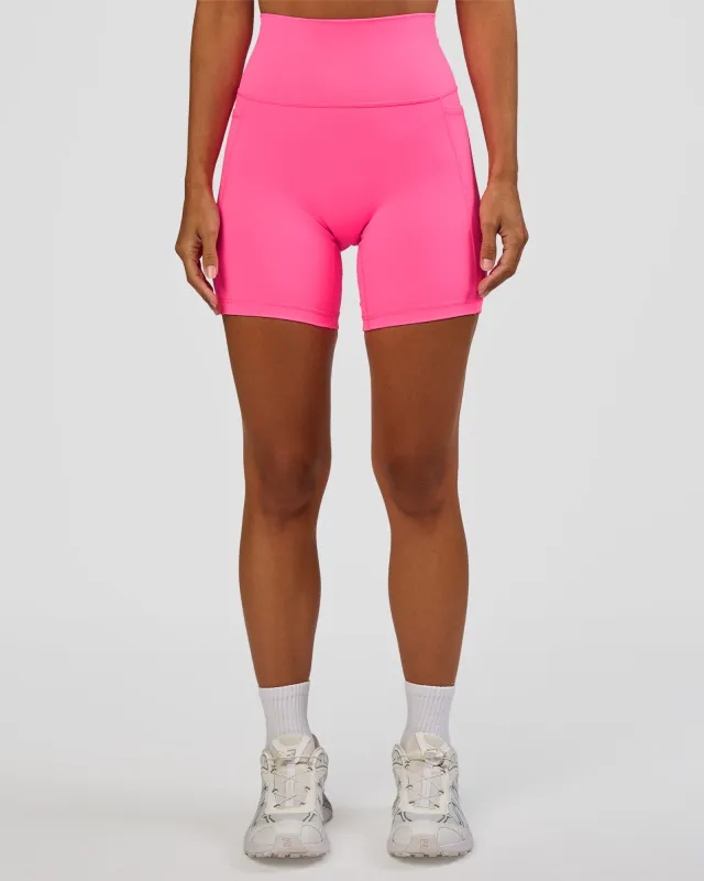Fusion V-Contour Ultra High-Rise 6" Short Pockets - Sugar Plum sold by LSKD