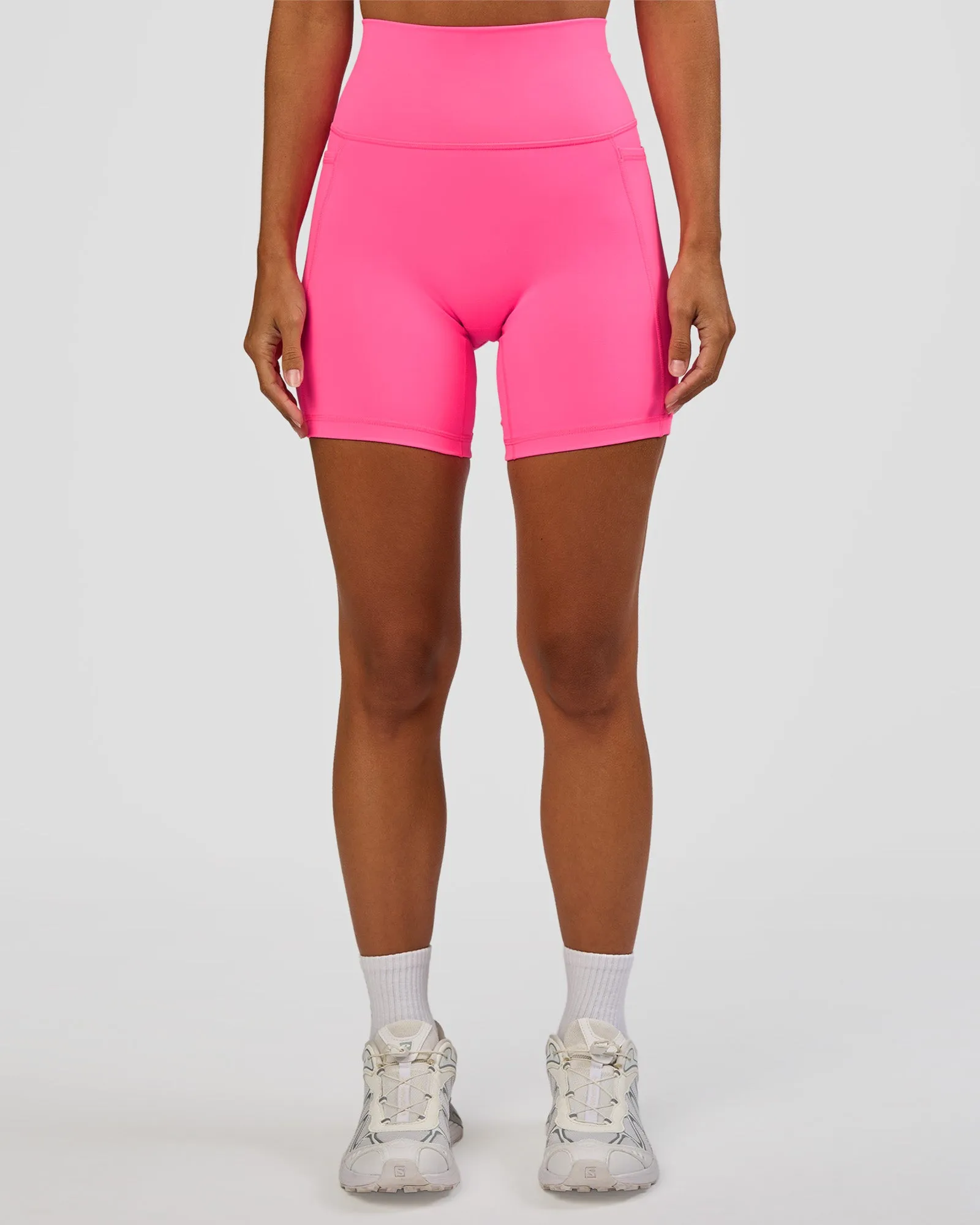 Fusion V-Contour Ultra High-Rise 6" Short Pockets - Sugar Plum sold by LSKD