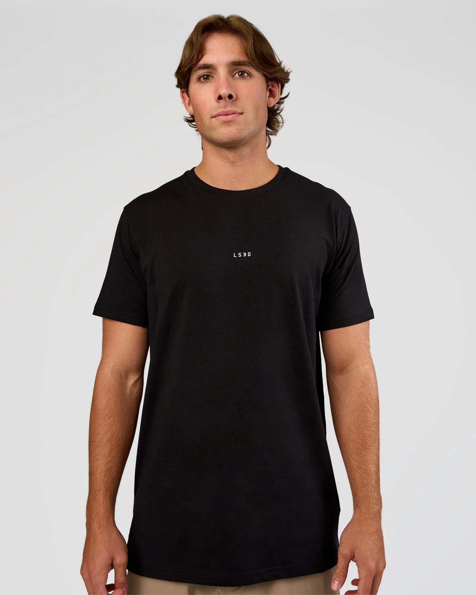 Base Heavyweight FLXCotton Tee Regular Fit +2cm - Black sold by LSKD