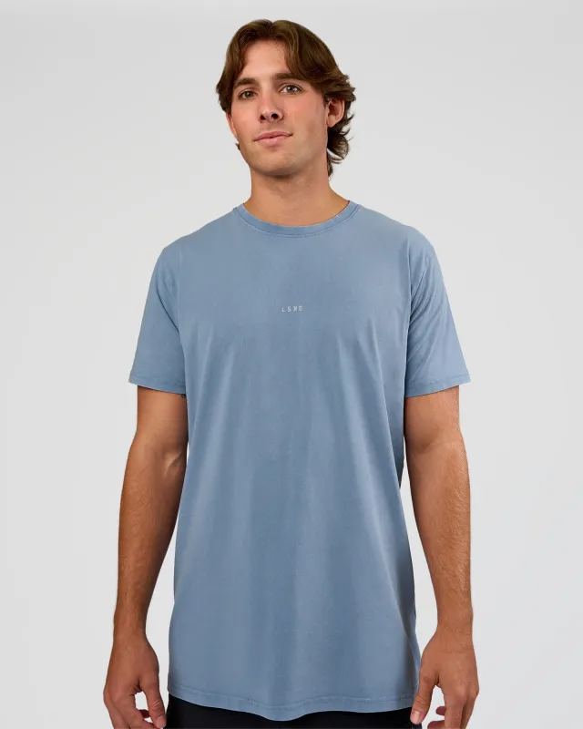 Base FLXCotton Tee  Regular Fit +2cm - Elemental Blue Washed sold by LSKD