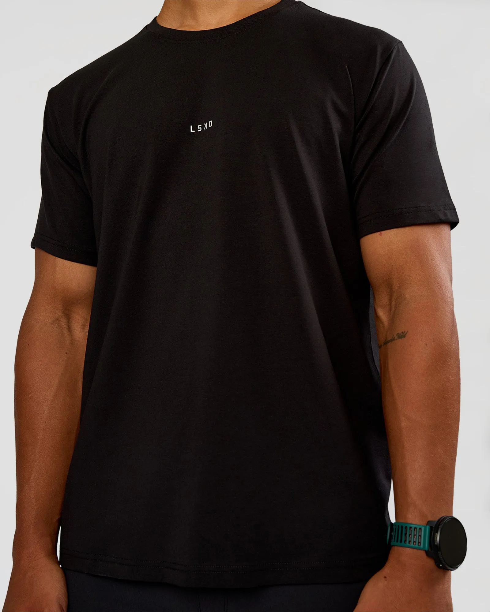 Base FLXCotton Tee Regular Fit -8cm - Black sold by LSKD product image thumbnail 5