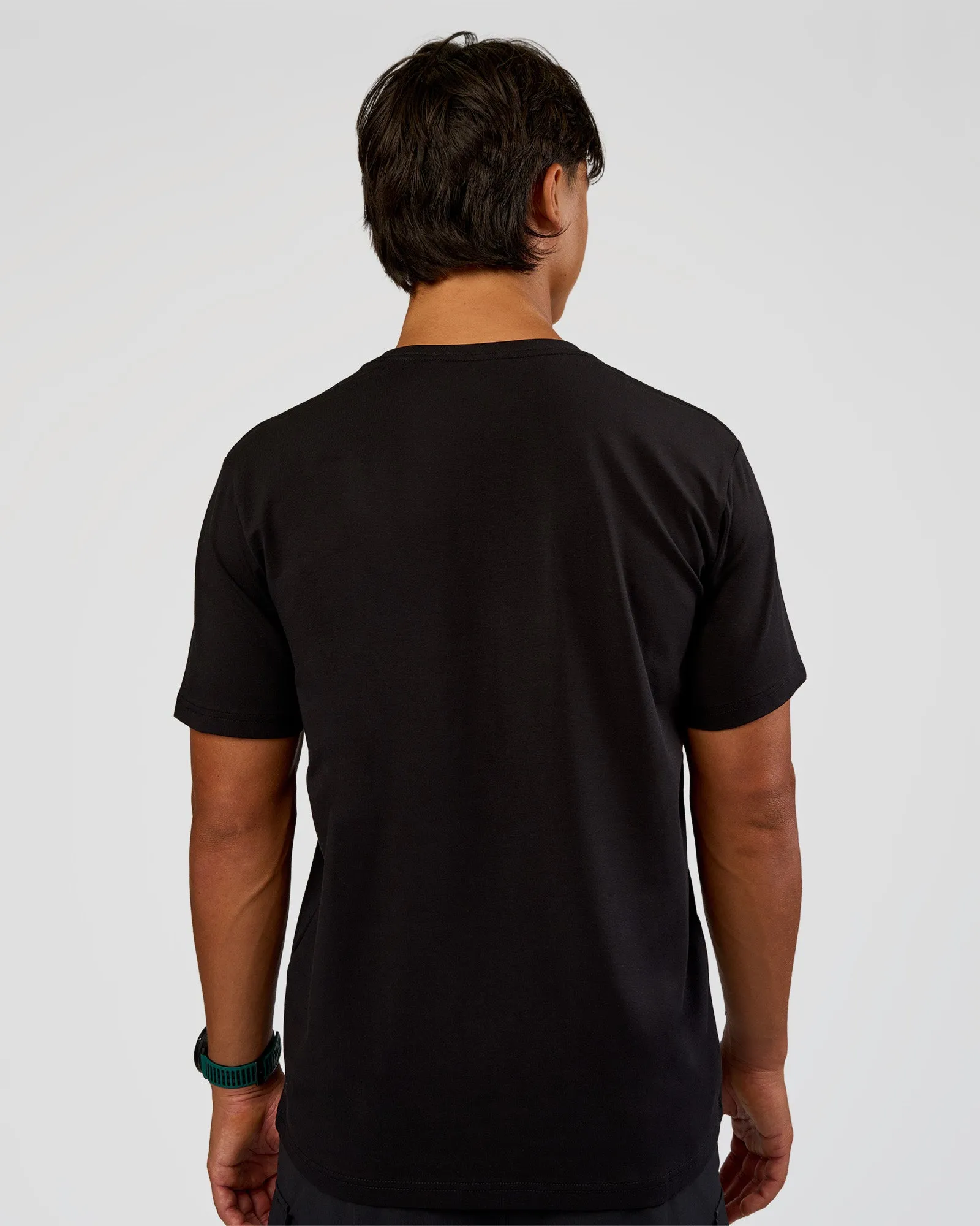 Base FLXCotton Tee Regular Fit -8cm - Black sold by LSKD product image thumbnail 3
