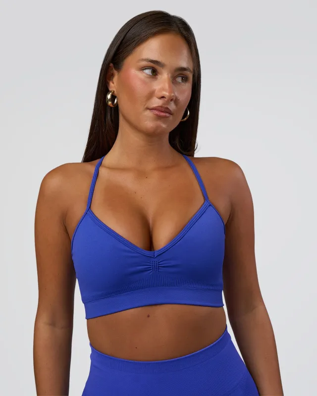 Spark Seamless Sports Bra - Power Cobalt sold by LSKD