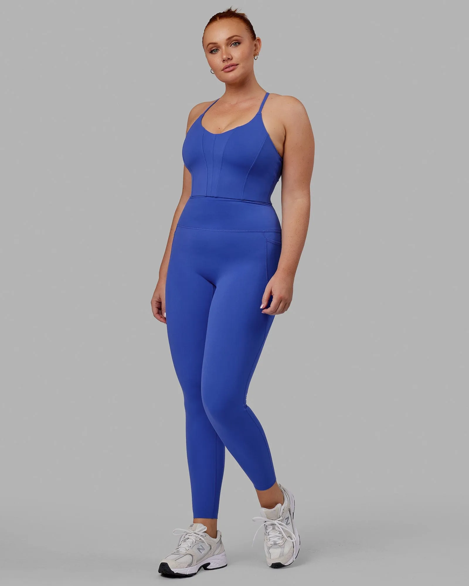 Elixir Full Length Tight With Pockets - Power Cobalt sold by LSKD product image thumbnail 5