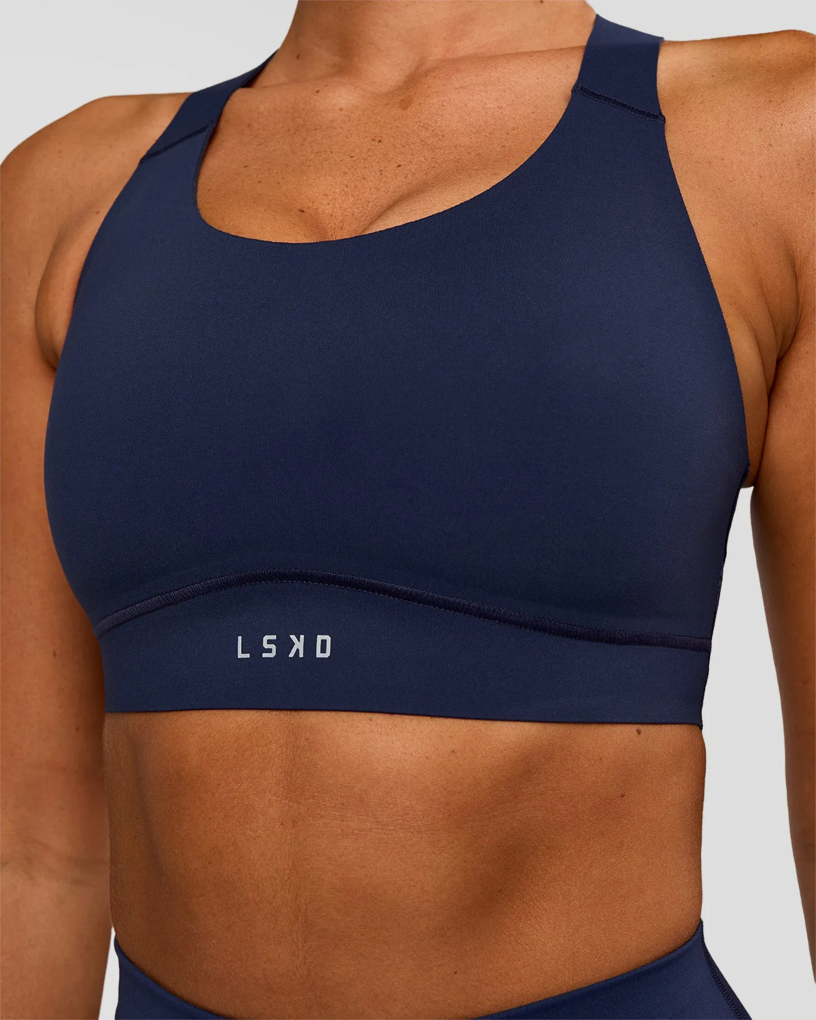 Fusion Sports Bra 2.0 - Future Navy sold by LSKD product image thumbnail 4