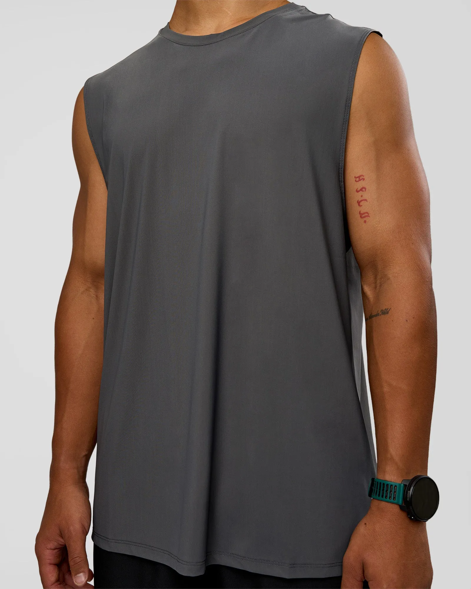 Cadence MicroMotion Muscle Tank - Dark Storm-Alloy sold by LSKD product image thumbnail 4