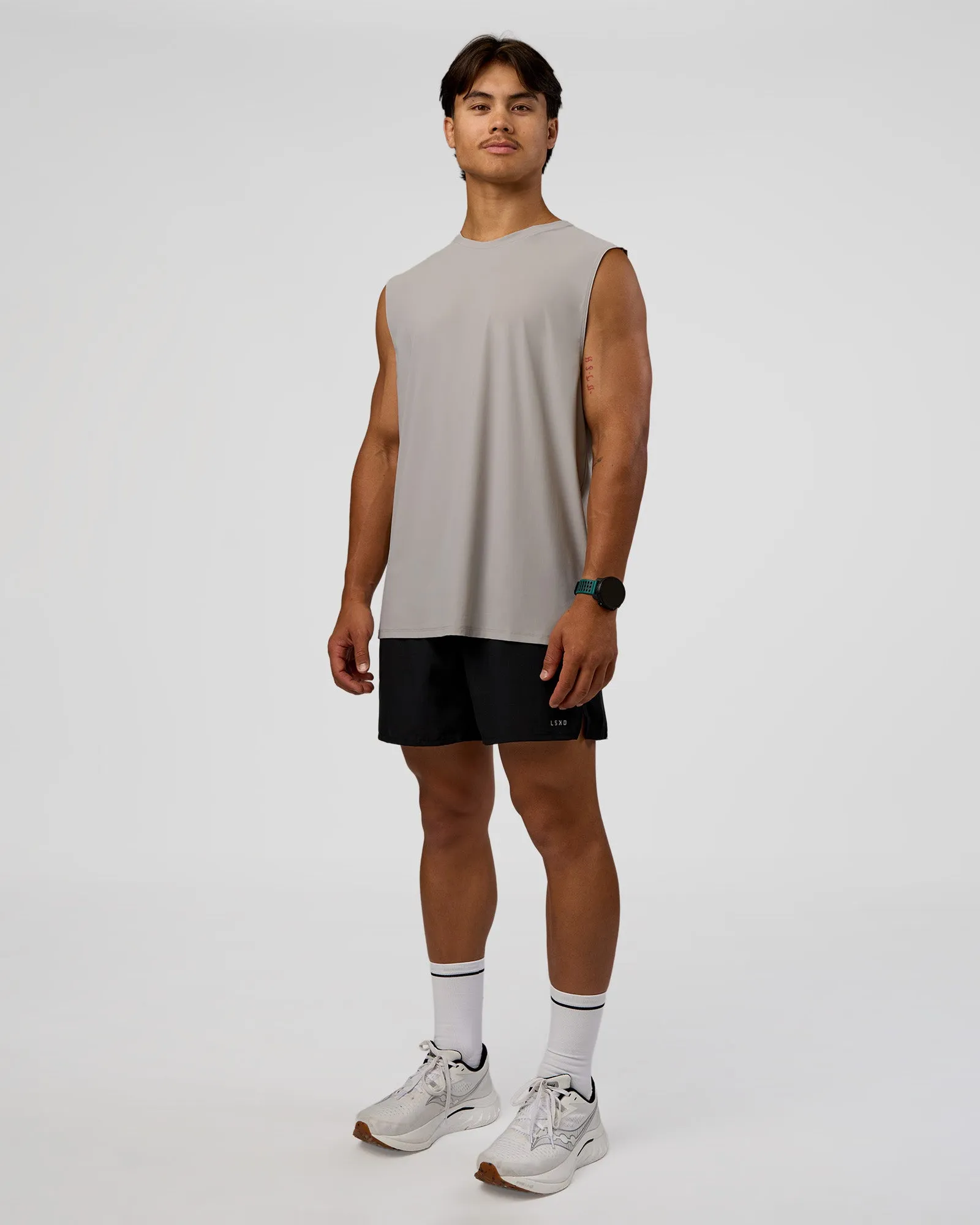 Cadence MicroMotion Muscle Tank - Alloy-Carbon Green sold by LSKD product image thumbnail 3