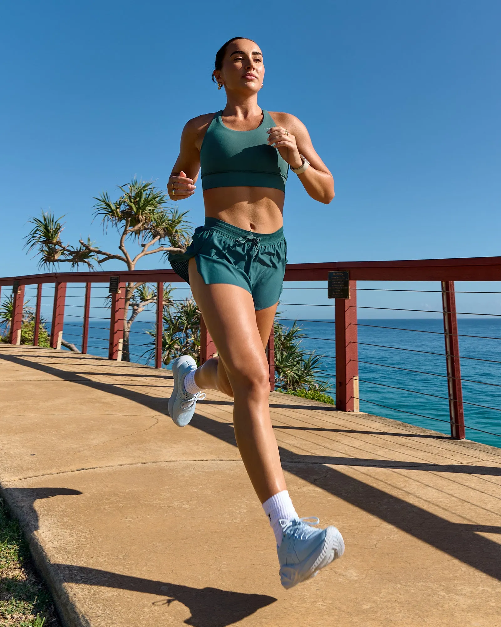 Accelerate 3" Mid-Rise Running Short - Transformative Teal sold by LSKD product image thumbnail 4