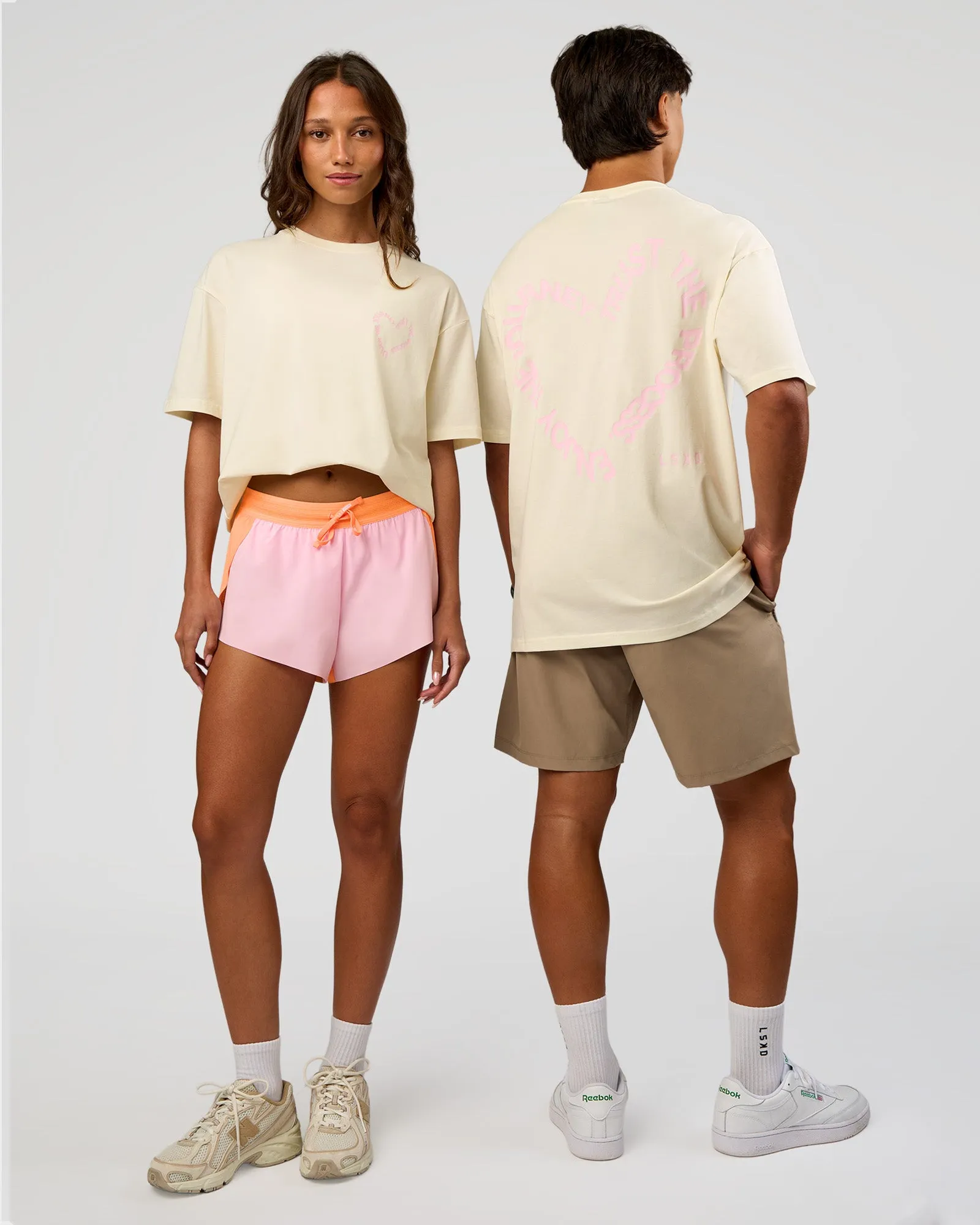 Love The Process FLXCotton Oversize Tee - Off White-Marshmallow sold by LSKD