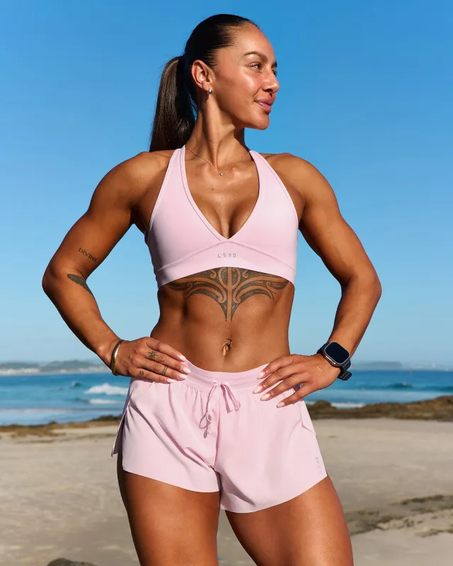 Accelerate 3" Mid-Rise Running Short - Marshmallow sold by LSKD