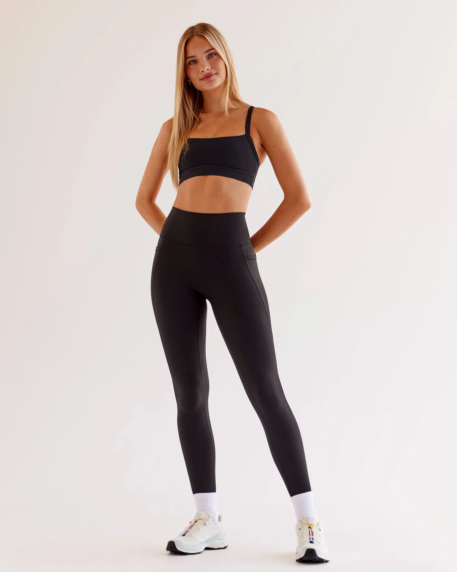 O.G. Fusion Ultra High-Rise Full Length Legging Pockets - Black sold by LSKD product image thumbnail 5