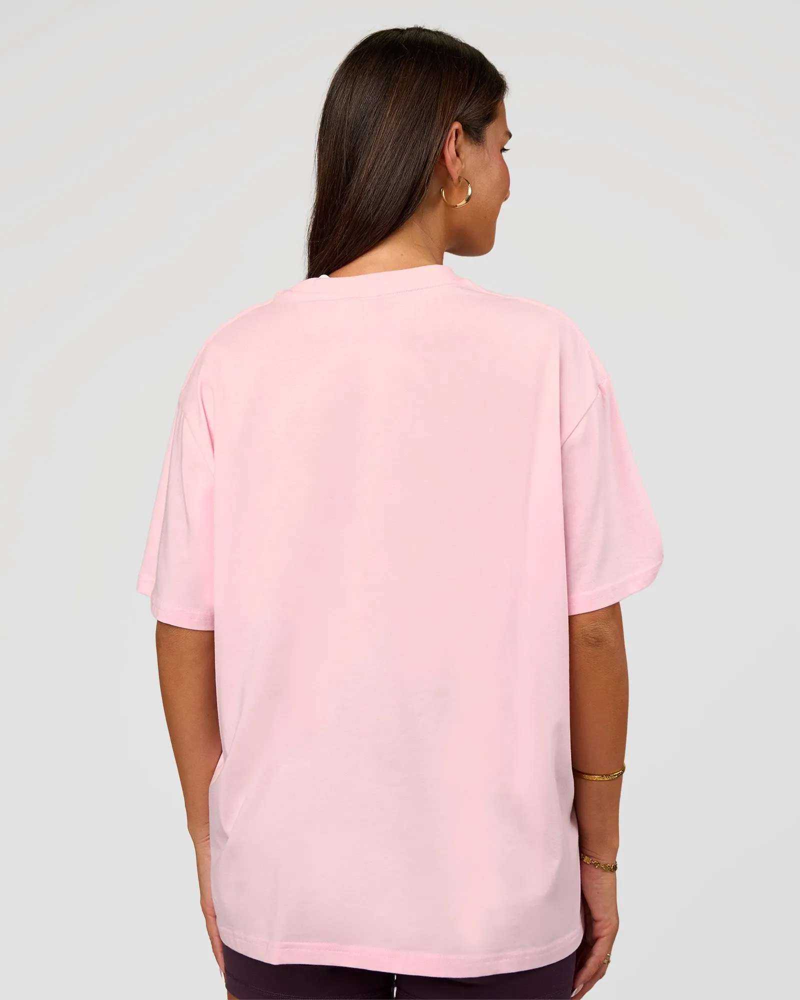 Go-To Script FLXCotton Oversized Tee - Marshmallow-White sold by LSKD product image thumbnail 4