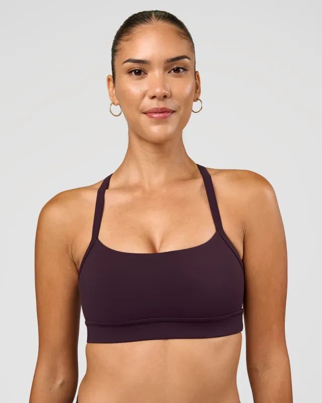 Momentum Sports Bra - Midnight Plum sold by LSKD