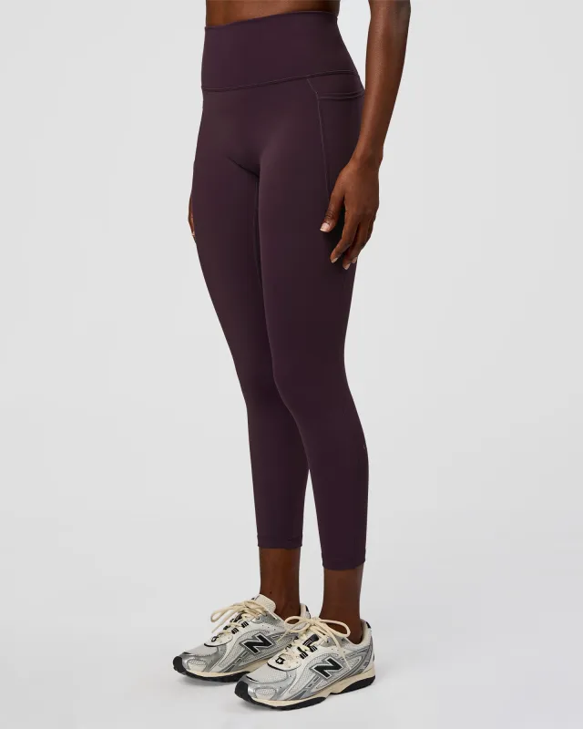 Fusion Ultra High-Rise 7/8 Legging Pockets - Midnight Plum sold by LSKD