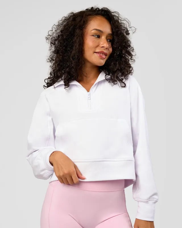 Pursue Mid-Weight Hoodie - White made by LSKD