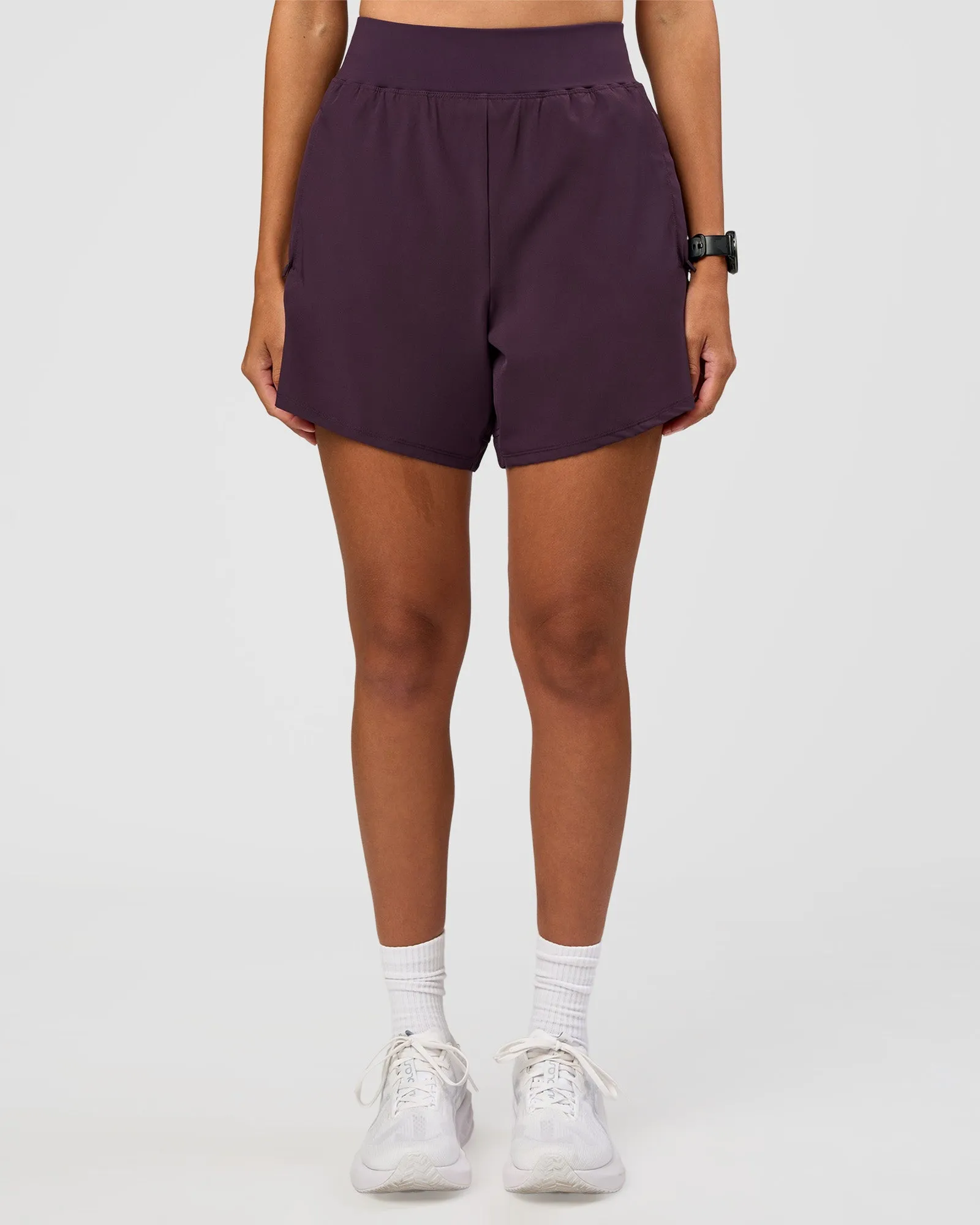 Challenger 5" Lined Performance Short - Midnight Plum sold by LSKD product image thumbnail 2