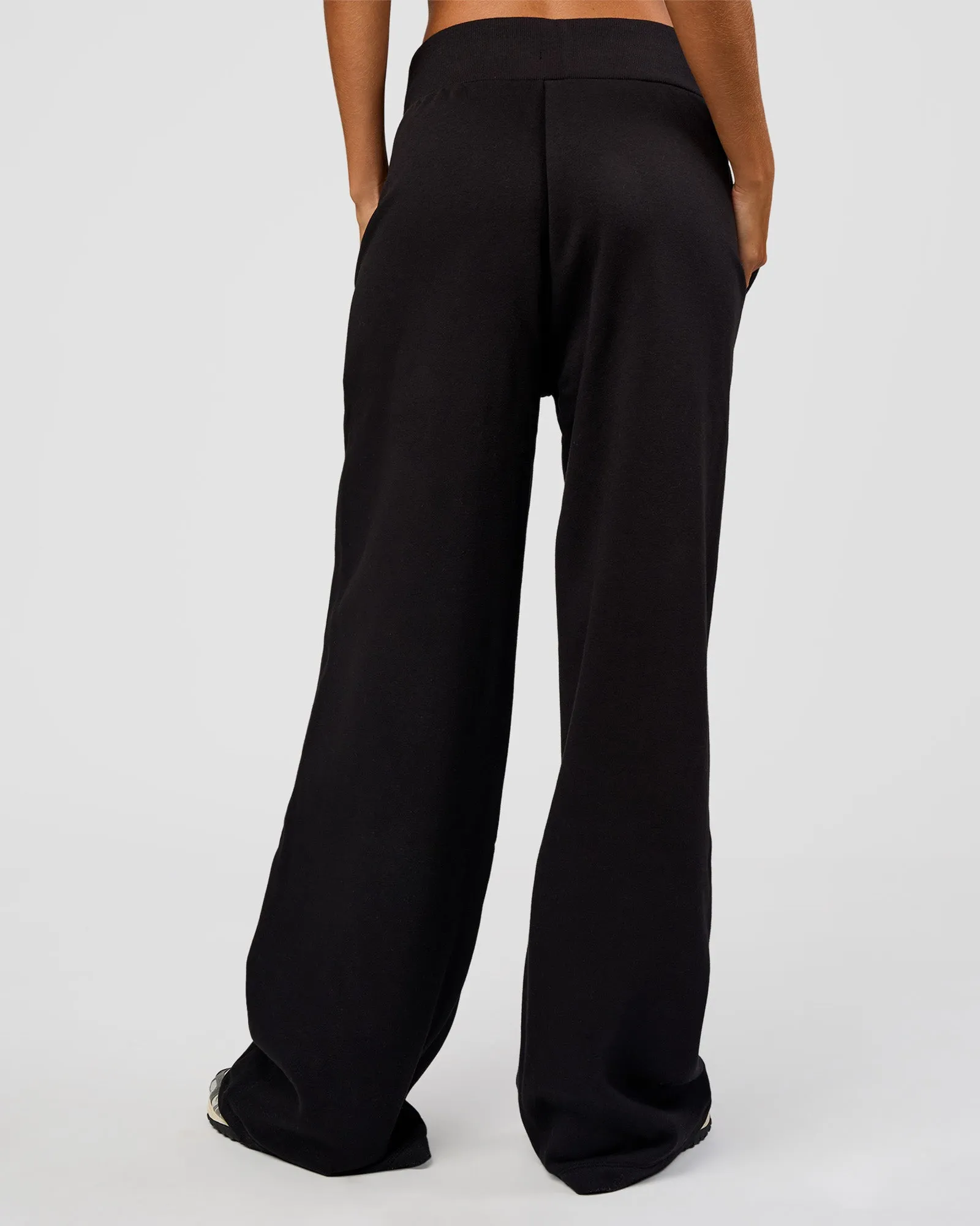 Go-To Wide Leg Track Pant Tall - Black sold by LSKD product image thumbnail 4