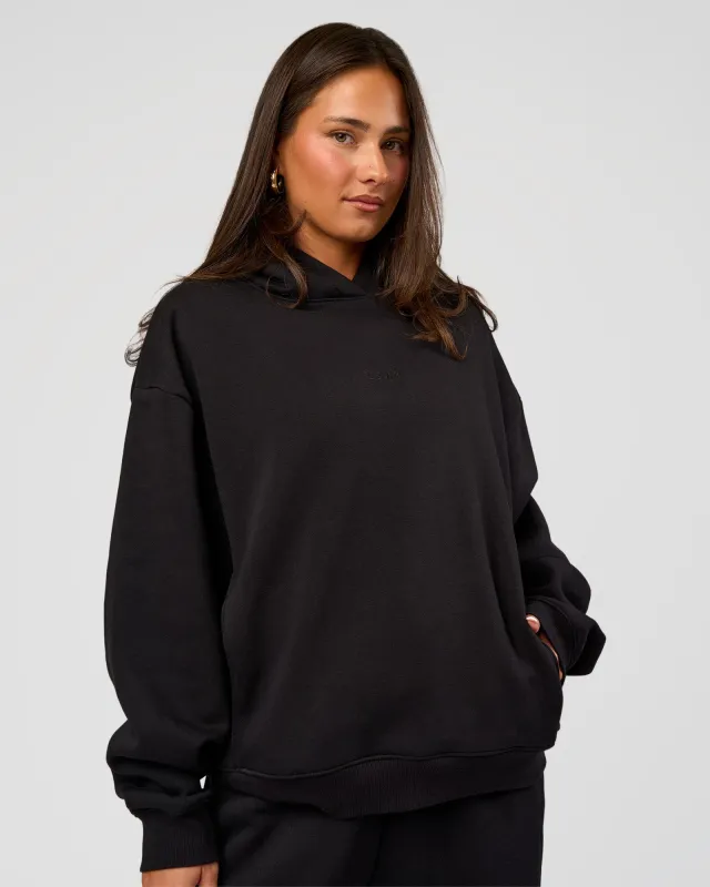 Go-To Oversized Hoodie - Black sold by LSKD
