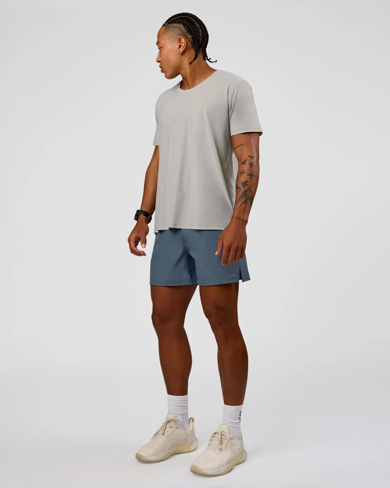 Pace 5" Running Short - Blue Mirage sold by LSKD product image thumbnail 3