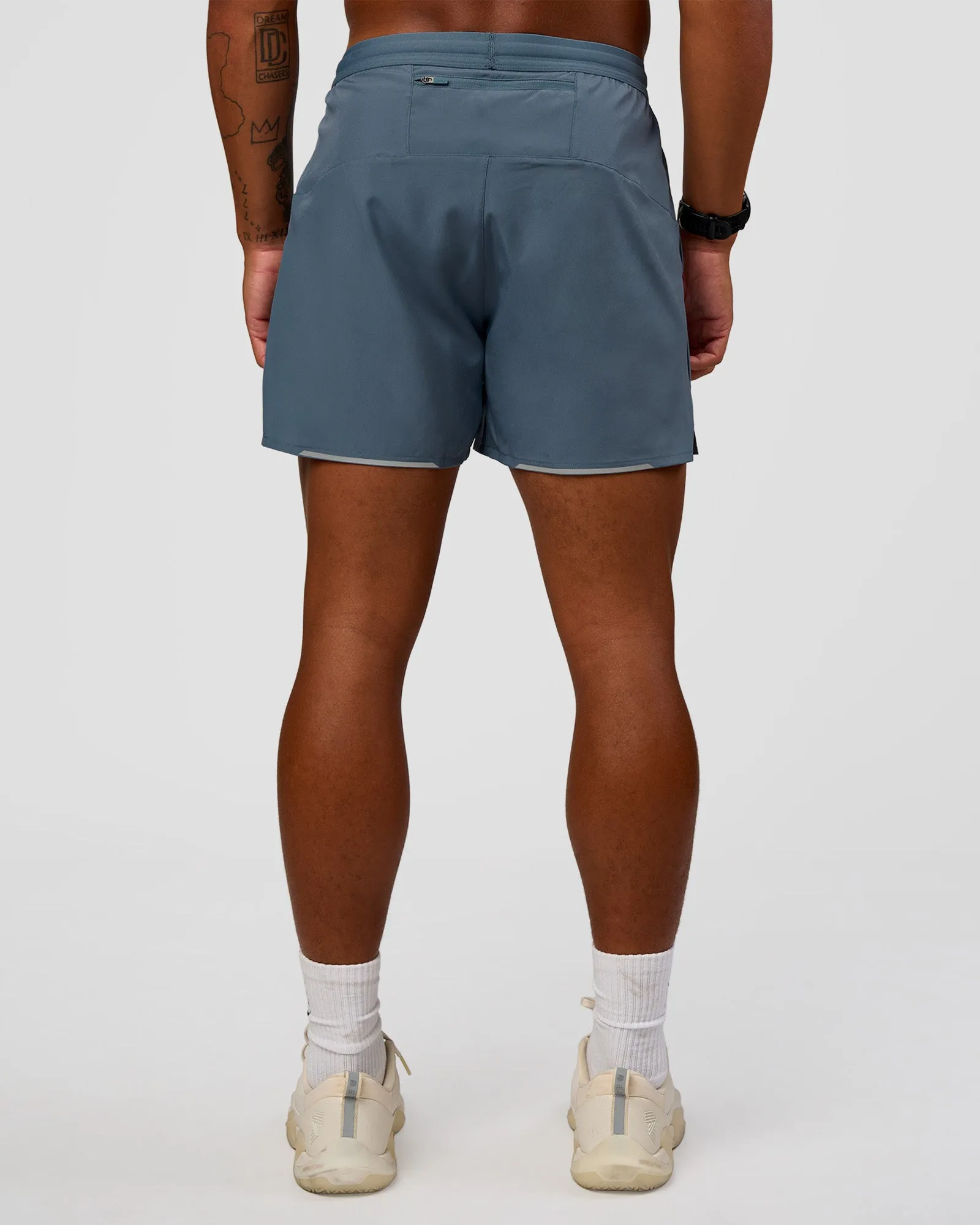 Pace 5" Running Short - Blue Mirage sold by LSKD product image thumbnail 4