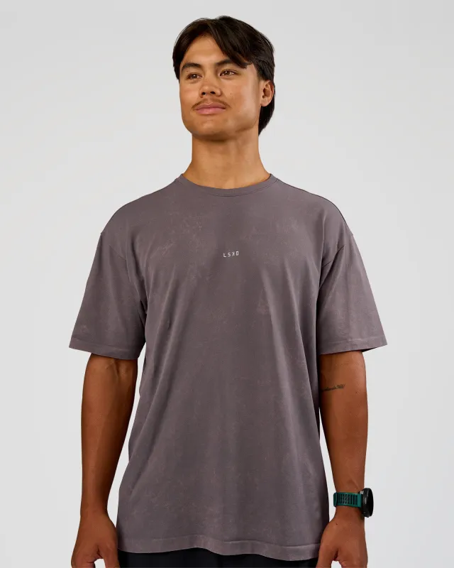 Power Oversized Tee - Duskstone Washed sold by LSKD