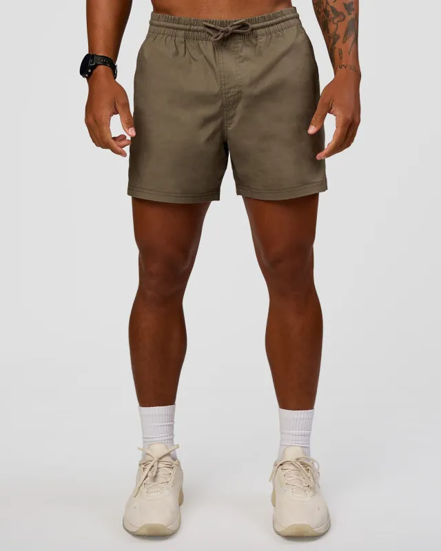 Daily 5" Short - Walnut Grey sold by LSKD