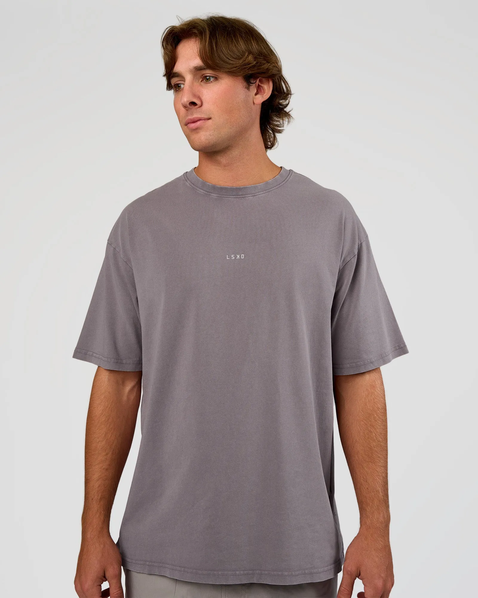 Base FLXCotton Tee Oversized - Duskstone Washed sold by LSKD