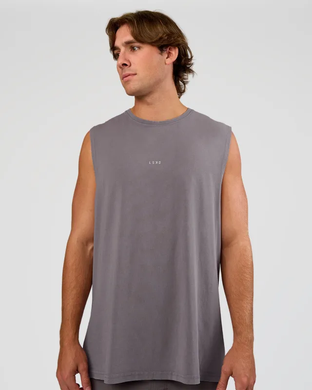 Base FLXCotton Tank - Duskstone Washed sold by LSKD