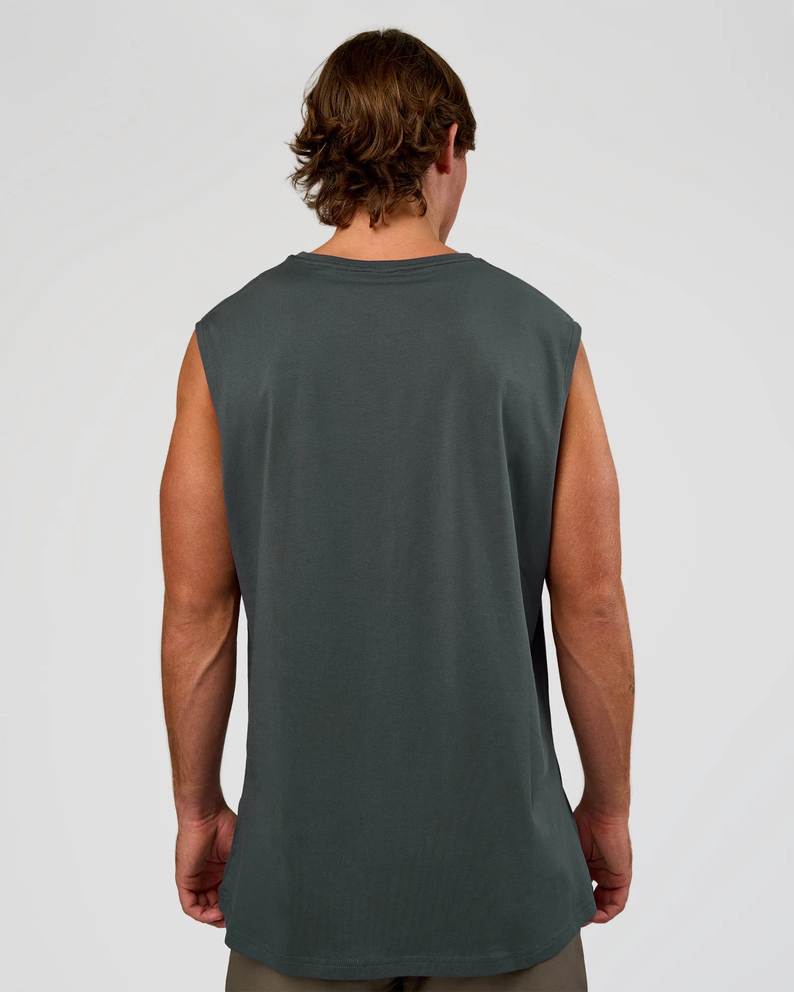 Base FLXCotton Tank - Dark Slate sold by LSKD product image thumbnail 2