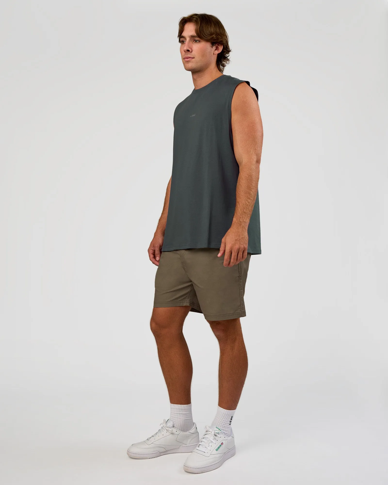 Base FLXCotton Tank - Dark Slate sold by LSKD product image thumbnail 5