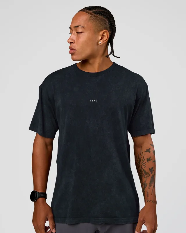 Power Oversized Tee - Black Washed made by LSKD