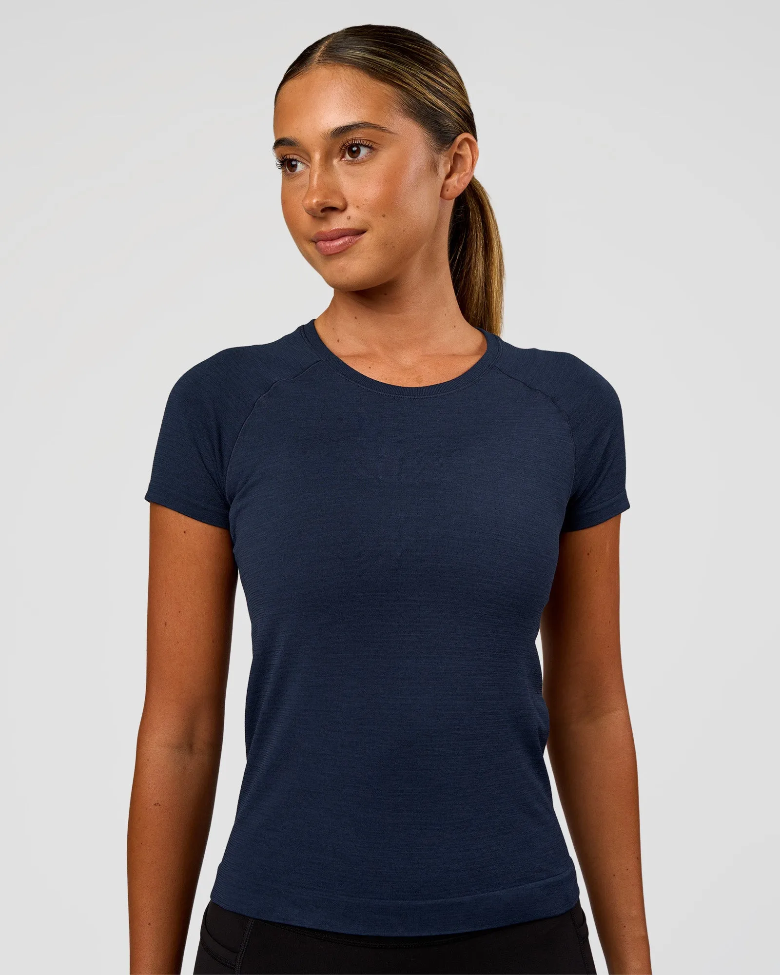 AeroFLX+ Seamless Tee - Future Navy/Future Navy sold by LSKD