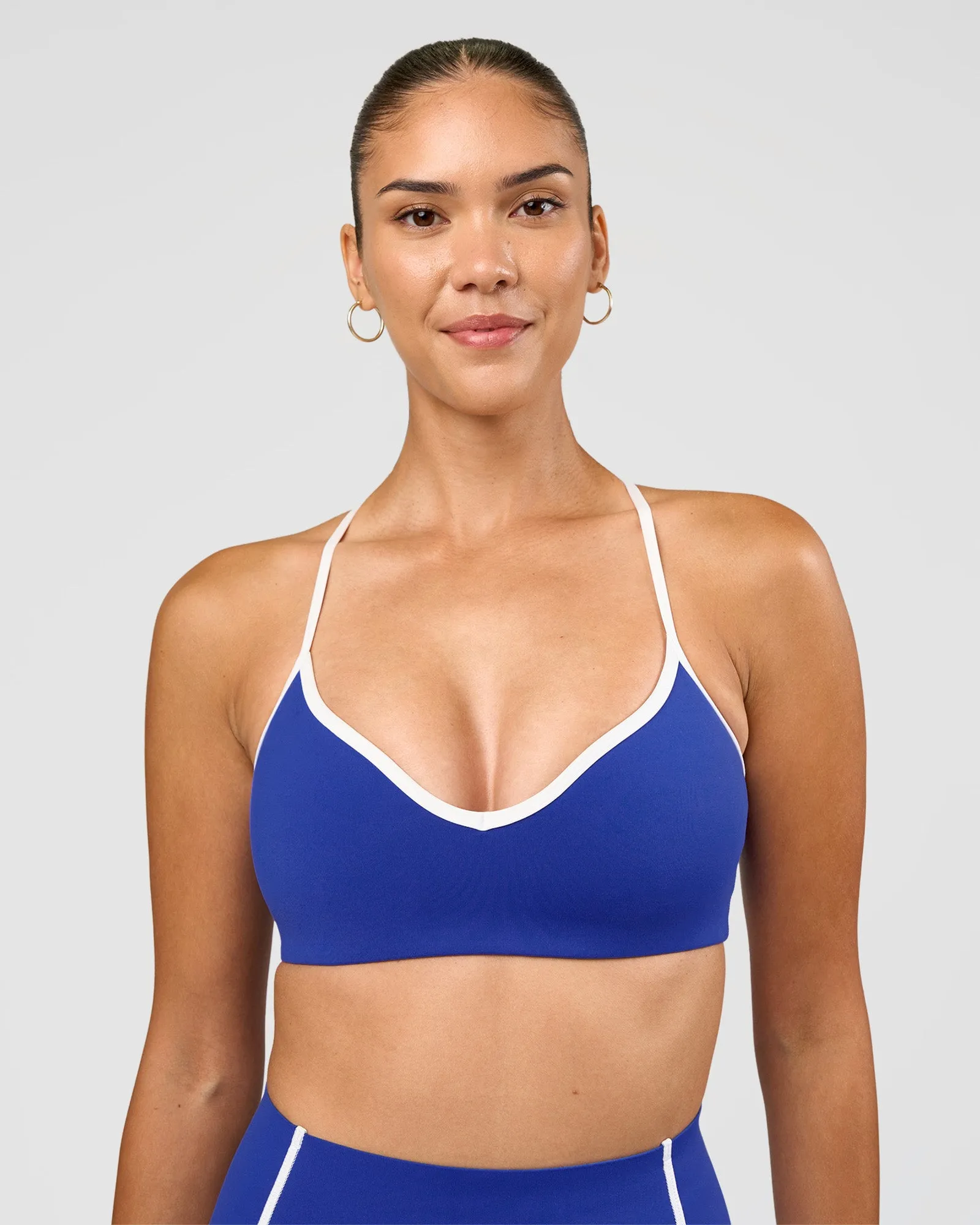 Power Sweetheart Sports Bra - Electric Indigo sold by LSKD product image thumbnail 5