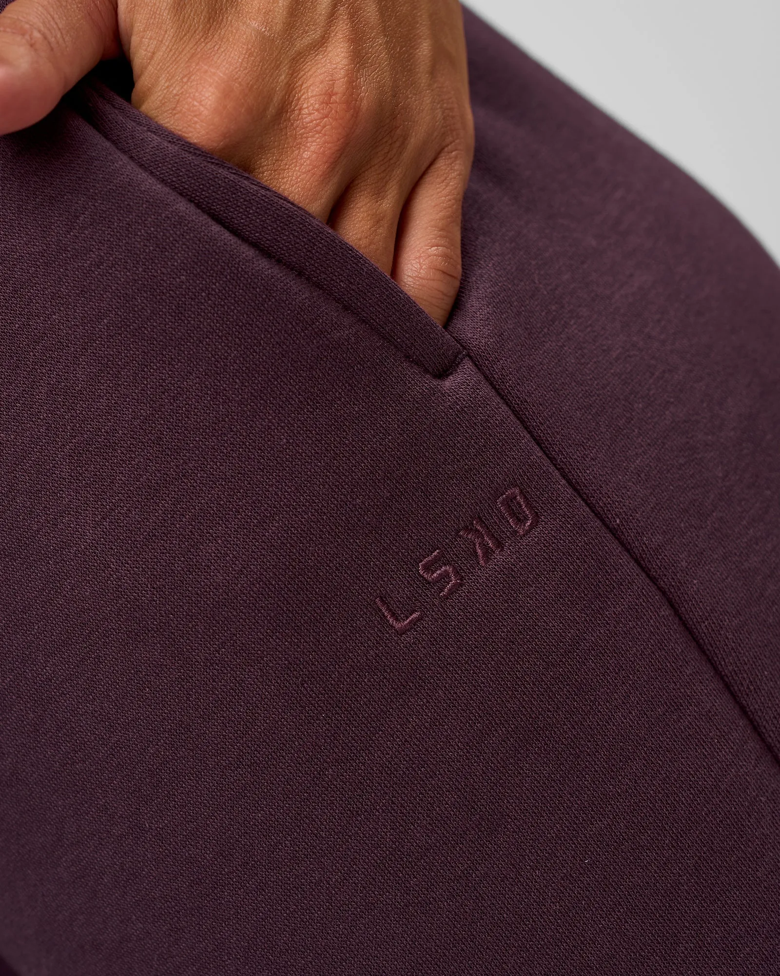 Go-To Wide Leg Track Pant - Midnight Plum sold by LSKD product image thumbnail 5