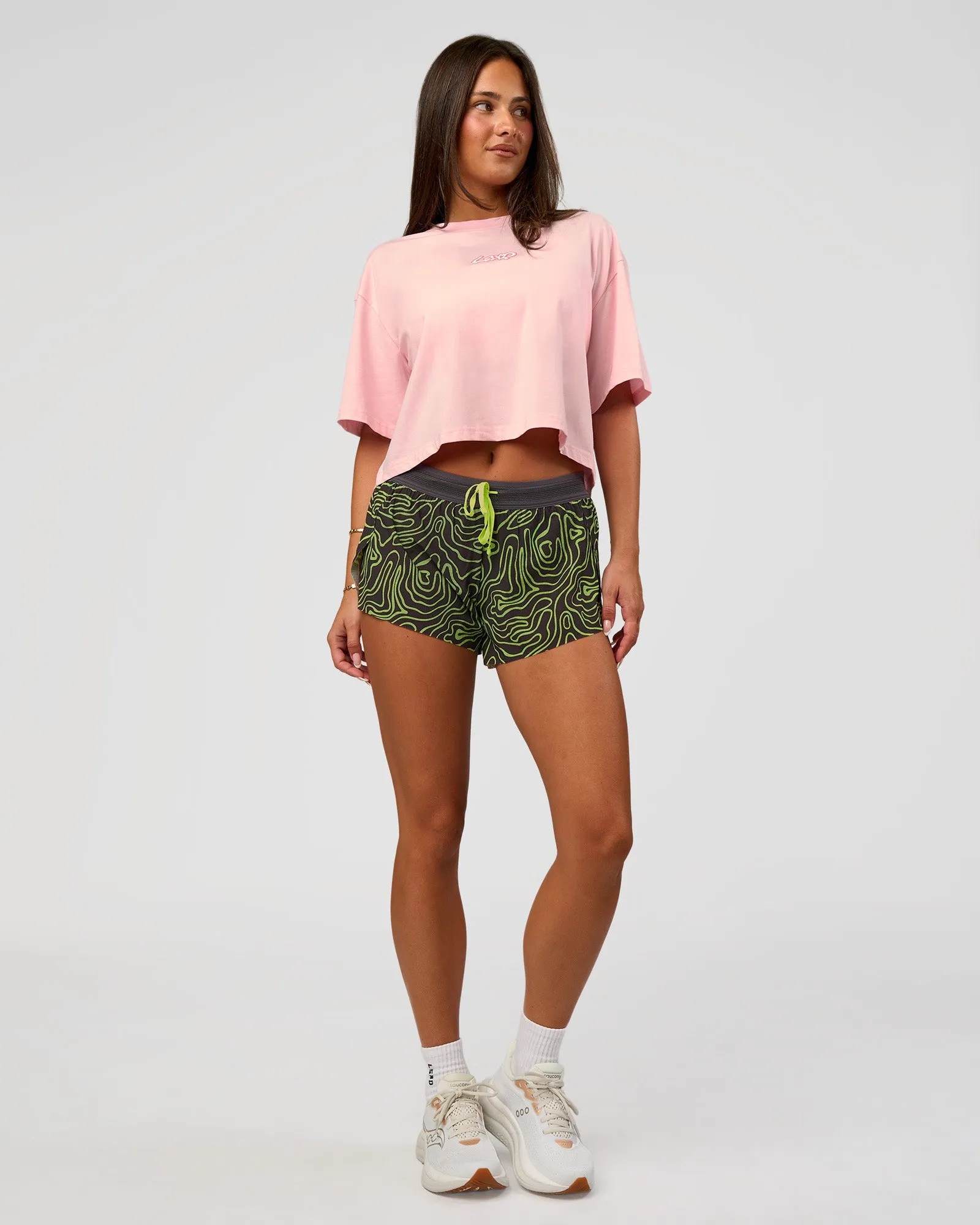 Miami Vibe FLXCotton Cropped Tee - Marshmallow sold by LSKD product image thumbnail 3