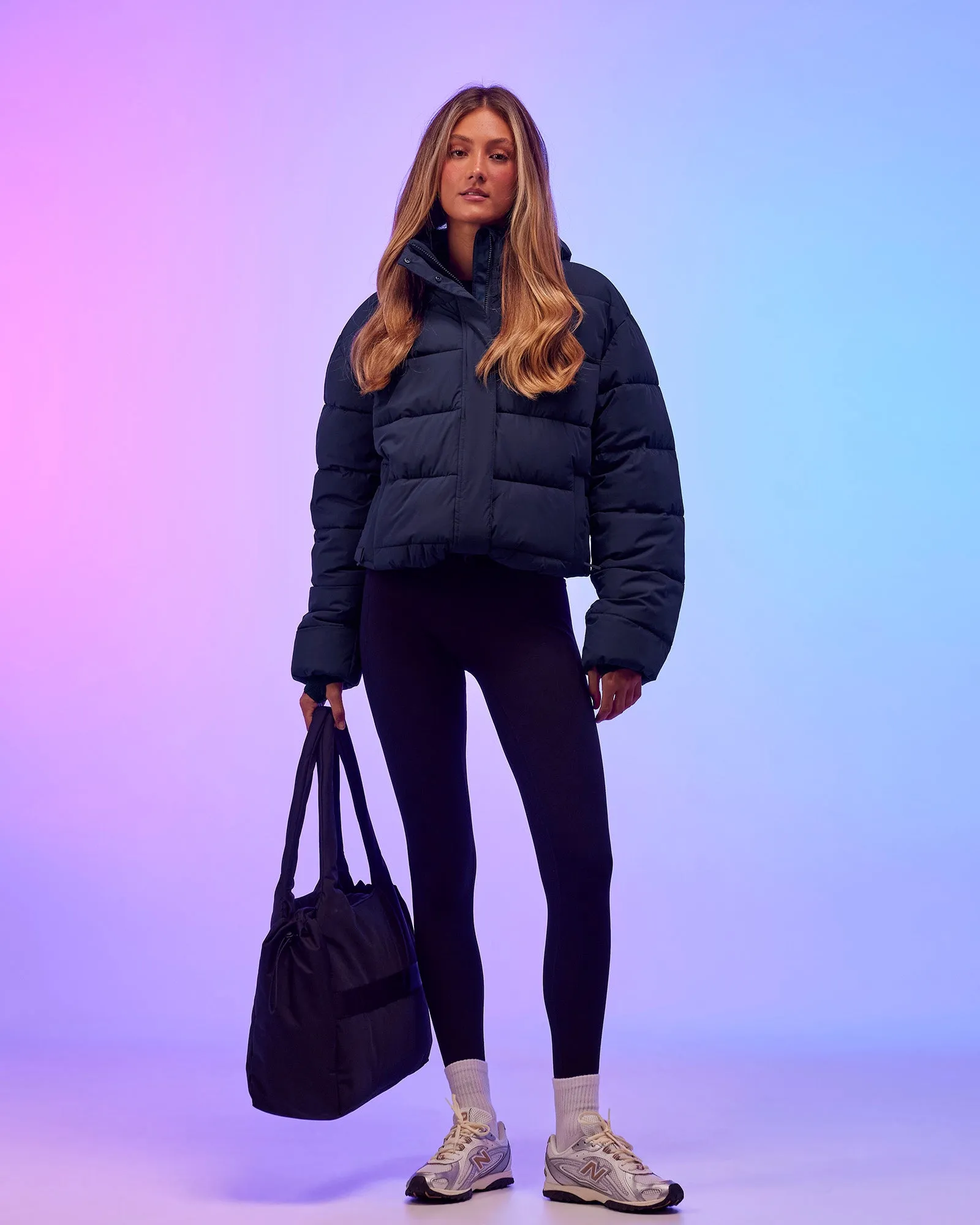 Go-To Puffer Jacket - Future Navy sold by LSKD product image thumbnail 2