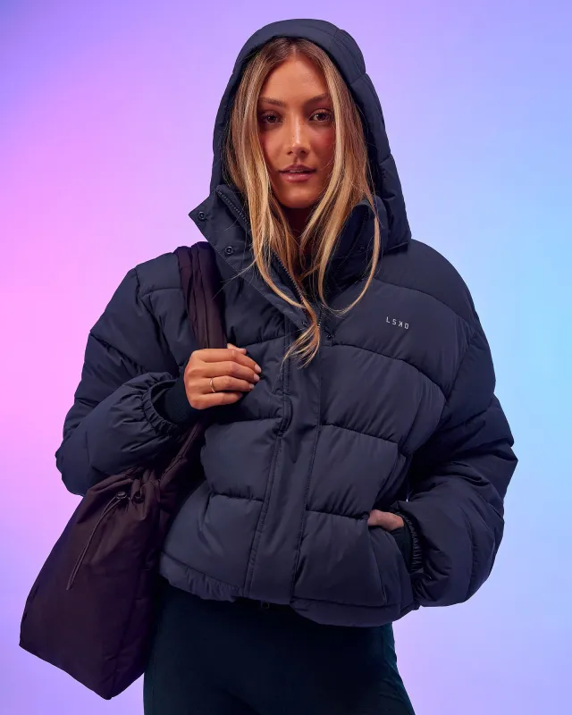 Go-To Puffer Jacket - Future Navy sold by LSKD