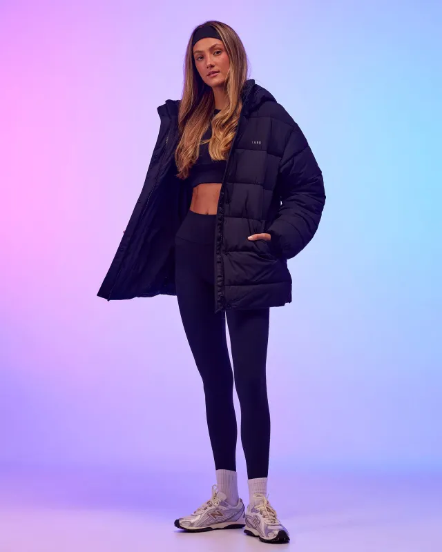 Go-To Puffer Mid Jacket - Black sold by LSKD