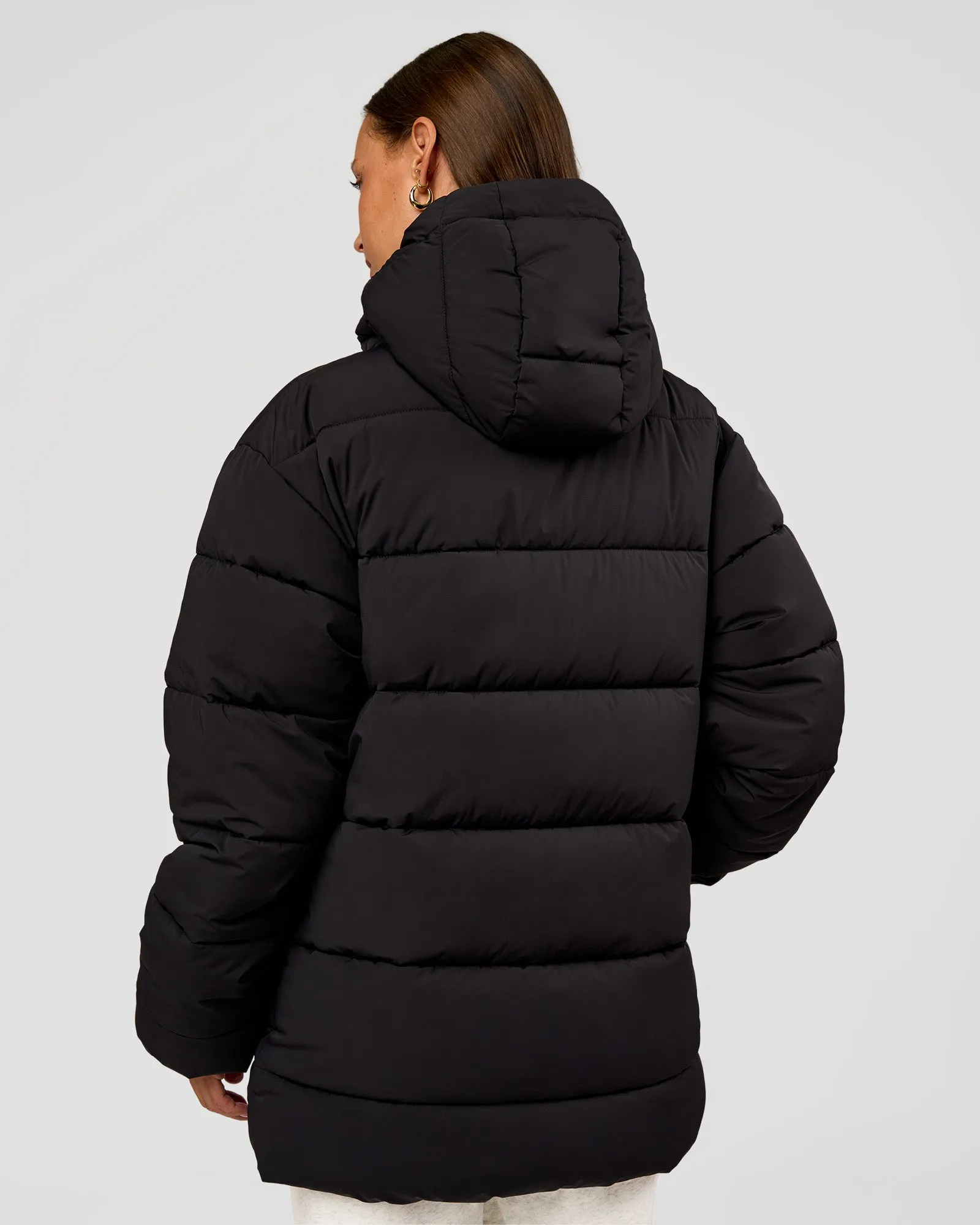 Go-To Puffer Mid Jacket - Black sold by LSKD product image thumbnail 4
