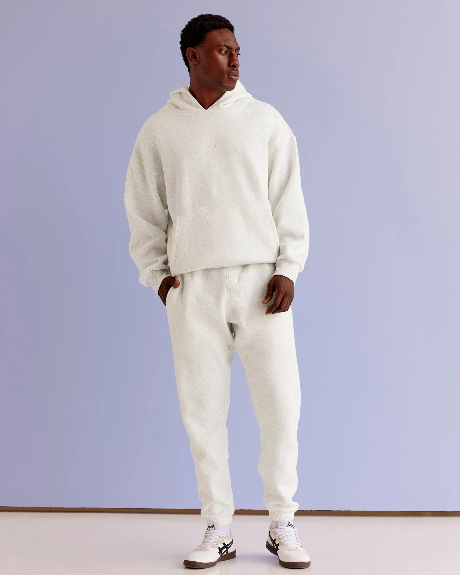 Base Oversized Hoodie - Silver Marl sold by LSKD product image thumbnail 2