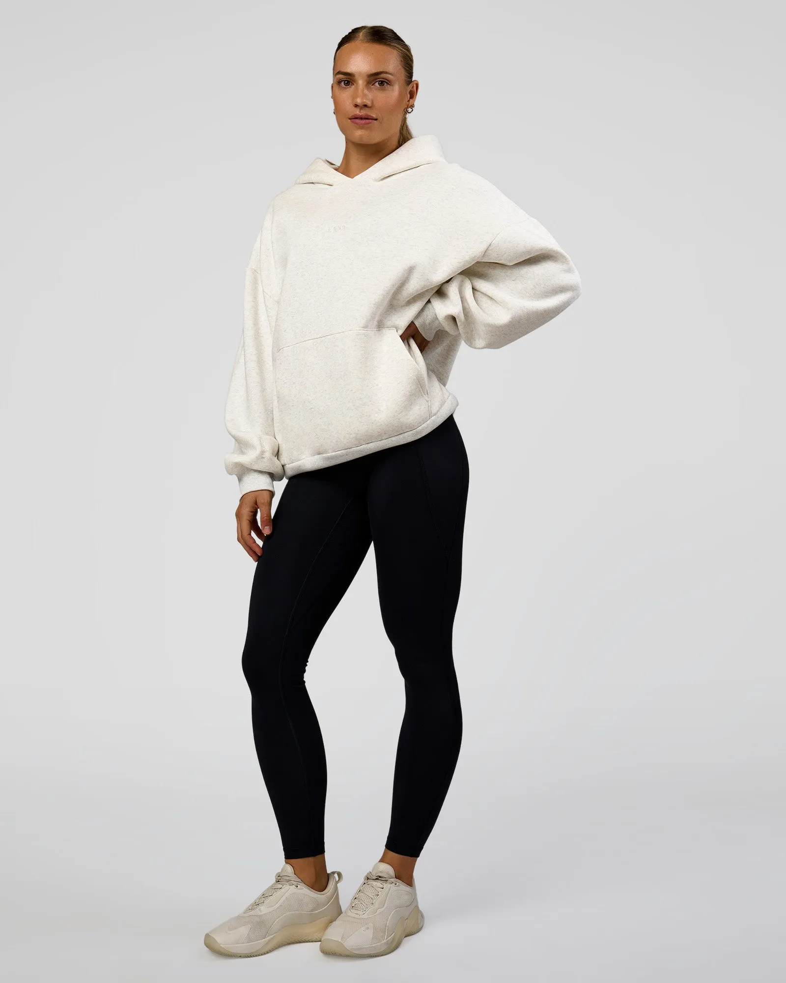 Base Oversized Hoodie - Silver Marl sold by LSKD product image thumbnail 4